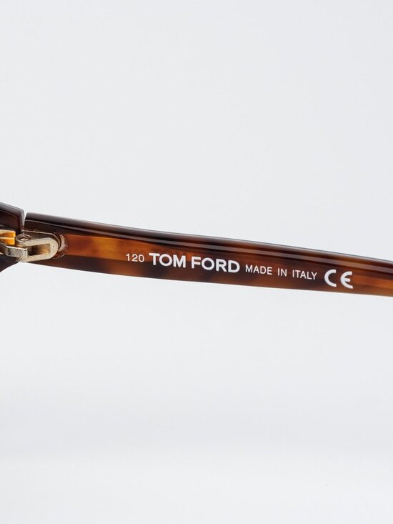 Tom Ford PATEK Women Sunglasses Havana Brown Butterfly FT0122 50F NEW AUTHENTIC main image 4